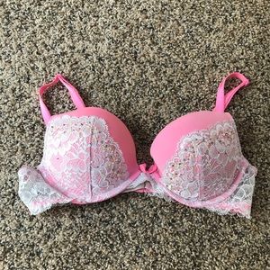 Victorias Sexy  Dream Angels Push-Up Bra 34B Pink